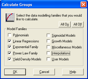 Calculate Groups Dialog